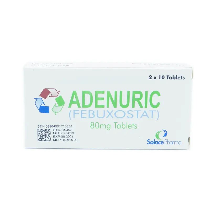 ADENURIC 80MG TABLETS 2X10'S