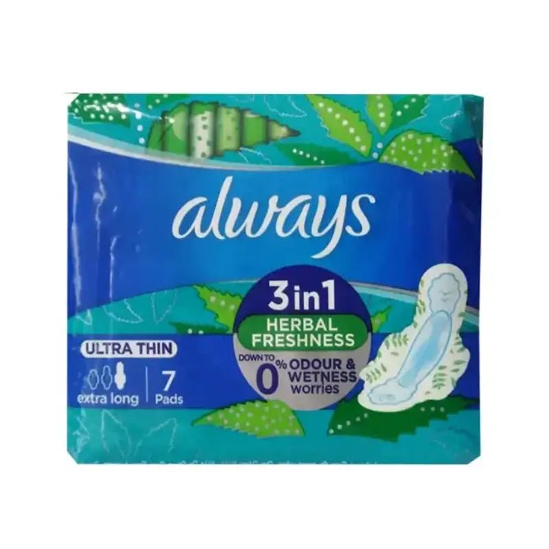 ALWAYS ULTRA THIN EXTRA LONG 7PCS (HRBL) 1'S