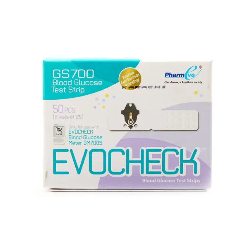 EVOCHECK GS 700 TEST STRIPS 1X25'S