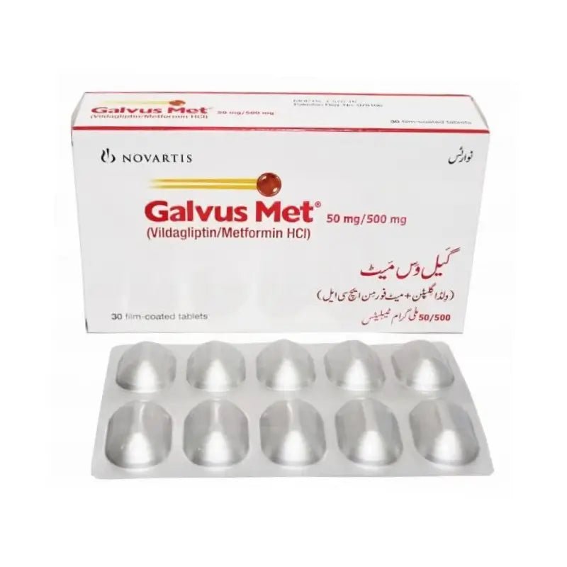 GALVUS MET TAB 50/500MG 3X10S