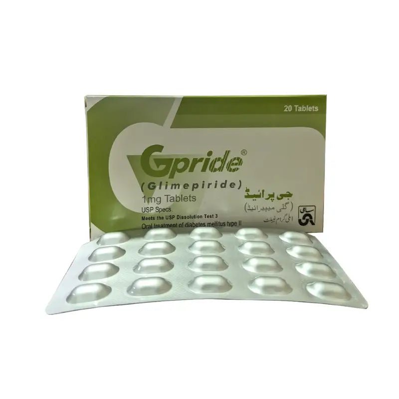 GPRIDE 1MG TABLETS 1X30'S