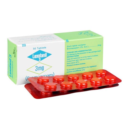 Lexotanil 3mg 50 Tablets