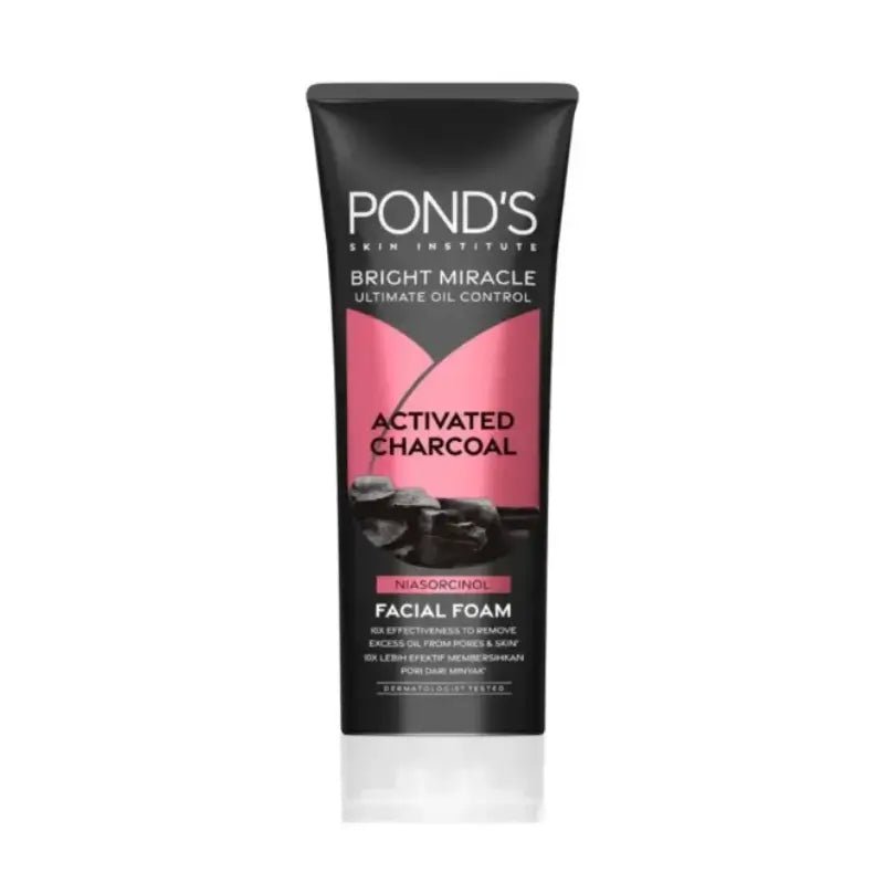 PONDS BRIGHT MIRACLE (ACTIVATED CHARCOAL) FACE WASH 100GM 1'S