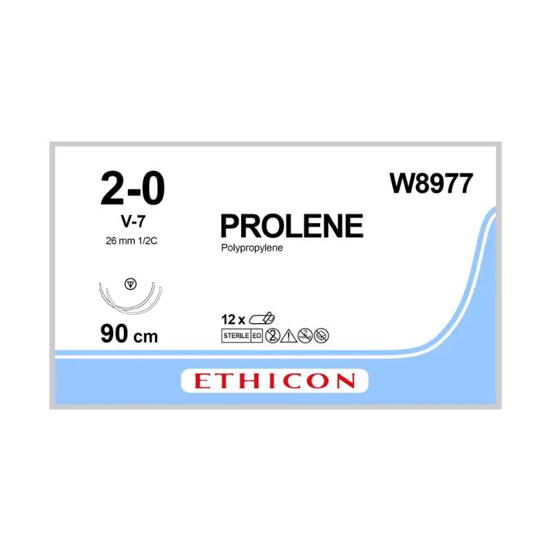 PROLENE 2-0 (26MM/90CM) W8977 1X12'S