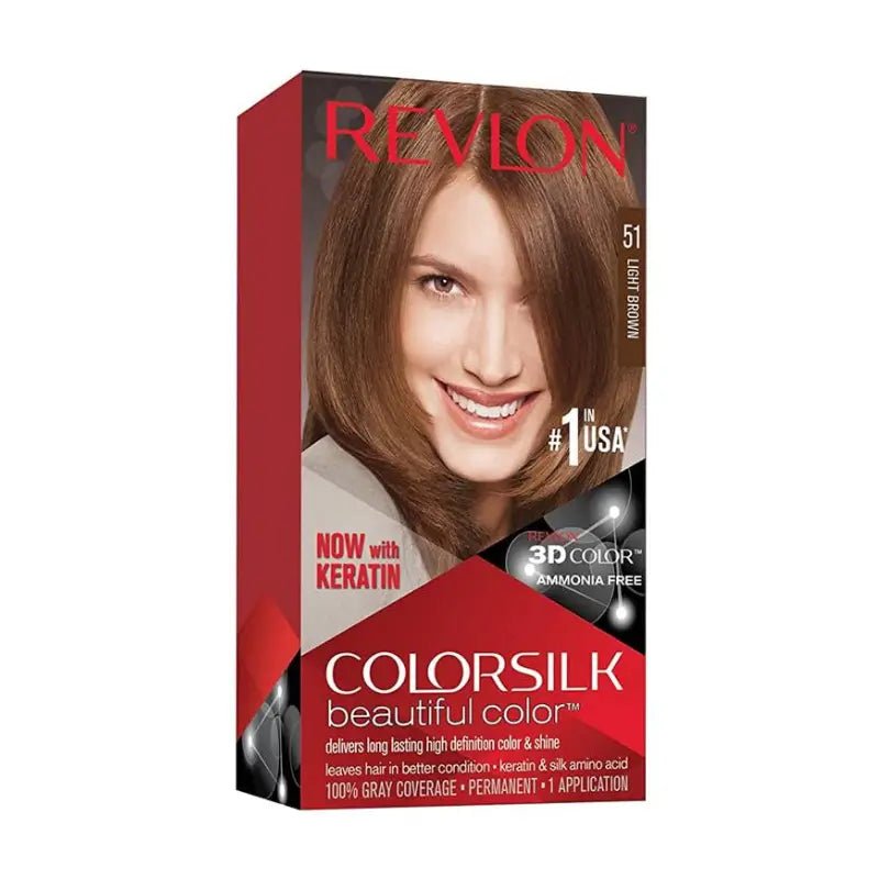 REVLON COLORSILK NO#51 LIGHT BROWN 1'S