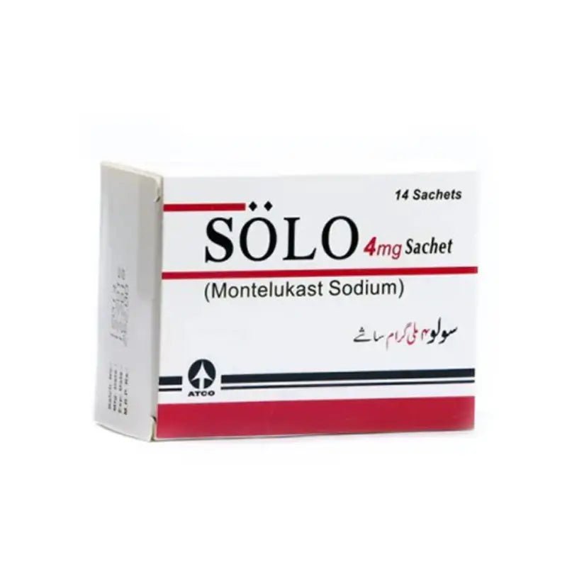 SOLO 4MG SACHETS 1X14'S