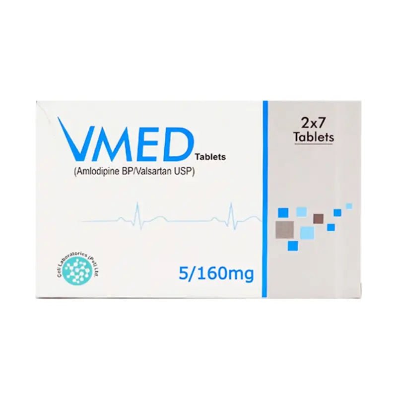 VMED 5MG/160MG 2X7'S